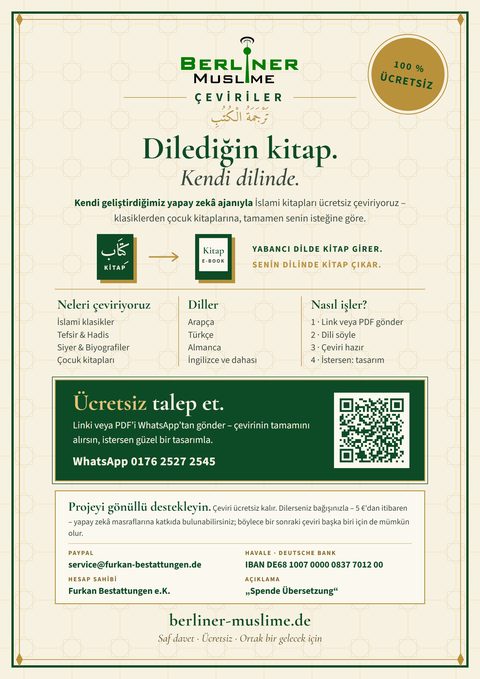 Flyer Übersetzungen – Türkçe